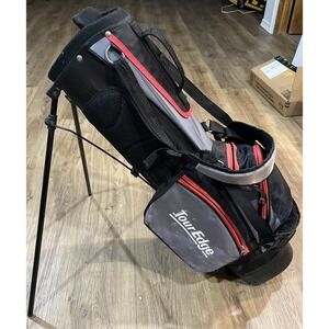 Tour‎ Edge Stand Carry Golf Bag Youth Kids 30" Gray/Black/Red 4-way Divider